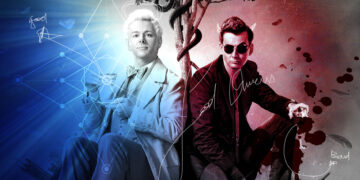 Immagine: la cover di Good Omens per MONDOSERIE