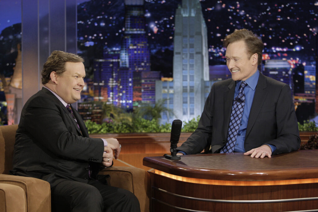 Foto: Conan O'Brien con Andy Richter