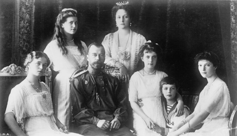 Foto: la famiglia Romanov