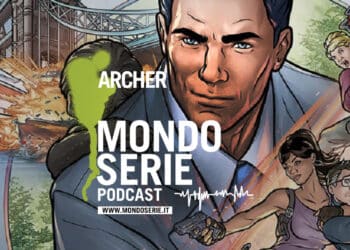 cover di Archer, podcast per Mondoserie