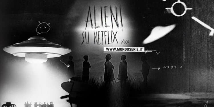 Cover di UFO Netflix per Mondoserie